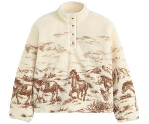 Levi's Kasey Sherpa Pull Ow Wild Horses Lan, Wild Horses Landscap, XS