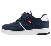 Levi's Kick Top Velcro Elastic Lace Basket, Navy Blue, 29 EU
