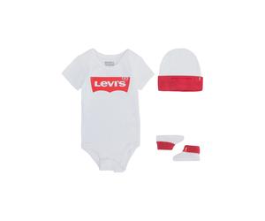 Levi's Kids Barboteuse / body 'Classic Batwing Infant 3pc Set' blanc, Taille 68-80
