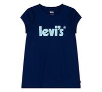 Levi'S Kids Basic Tee Shirt W/ Poster Fille Bleu Médiéval 16 Ans