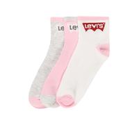 Levi's Kids Chaussettes 'BATWING' gris / rose / blanc, Taille 32-36
