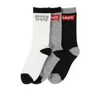 LEVI'S ® Chaussettes gris / rouge / noir / blanc, Taille 30-32