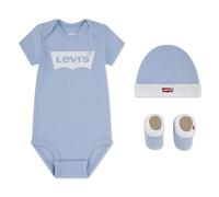Levi's Kids Ensemble de 3 bottines et bonnets classiques en forme de chauve-souris pour bébés et garçons