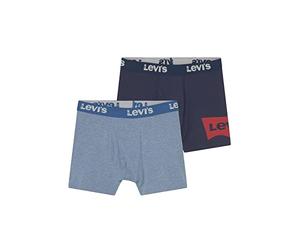 Levi's Kids Garçon Batwing Boxer Brief 2pk Caleçon boxeur, Dress Blues, S EU