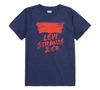 Levi's Kids Garçon Lvb sketched logo tee shirt, Bleu ( Naval Academy ), 8 ans