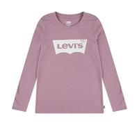 Levi's Kids L/S Batwing Tee Girls T-Shirt, Violet, 6 Ans Fille