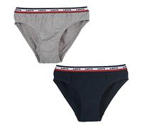 Levi's Kids LHG Sportswear Elastic Bikini 4L0177 sous-vêtement, Dress Blues, L Fille