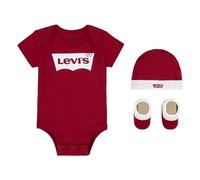 Levi's Kids Lhn Batwing Onesie Hat Bootie Bébé Garçon Levi's Red 6-12 Mois