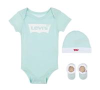 Levi'S Kids Lhn Batwing Onesie Hat Bootie Mixte 18 Mois White Alyssum