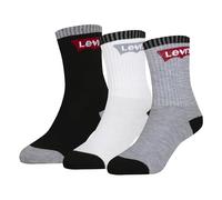 LEVI'S ® Chaussettes gris / rouge / noir / blanc, Taille 30-32