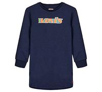 Levi'S Kids Ls Fleece Dress Fille Peacoat Heather 12 Ans