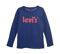 Levi'S Kids Ls Poster Logo Top Fille Bleu Nuit 16 Ans