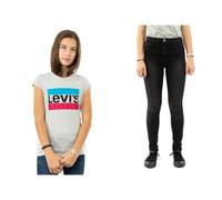 Levi's Kids LVG Sportswear Logo Tee and 720 High Rise Super Skinny