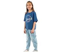 Levi'S Kids Lvg Ss Meet And Greet Script T Fille 12 Ans Bleu Marine Véritable