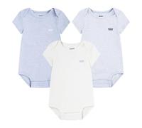 Levi's Kids LVN 3PK Bodysuit Set 6EK340 Tenues coordonnées, Egret, 9M Mixte bébé