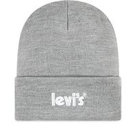 Levi's Kids Mixte Lan Poster Logo Beanie 9a8513 Bonnet, Gris foncé, Taille unique EU