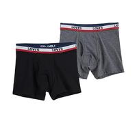 Levis Junior Levis 2 Pack Sports Boxer Shorts Noir 023 14-16 ans Male