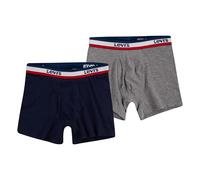 Levi's Kids Sportswear Logo Boxer Brief 2Pk Garçon Grey Heather M