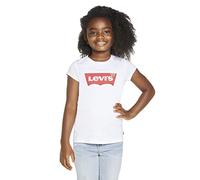 Levi'S Kids Ss Batwing Tee Fille Red / White 4 Ans