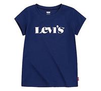 Levi'S Kids Ss Graphic Tee Fille Medieval Blue 14 Ans