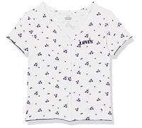 Levi'S Kids Ss Ribbed Tee Shirt Fille Blanc 12 Ans