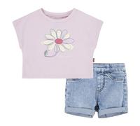 Levi's Kids Tee and Short Set SGSS241 Tenues coordonnées, Chalk Pink, 3 Mois Bébé Fille