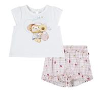 Levi's Kids Tee and Short Set SGSS241 Tenues coordonnées, Sugar Swizzle, 18 Mois Bébé Fille