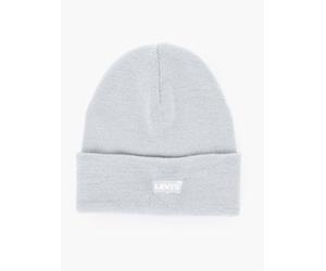Levis Knitted Cuff Beanie ~ Slouchy Red Tab bleu clair