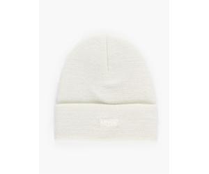 Levis Knitted Cuff Beanie ~ Slouchy Red Tab regular blanc