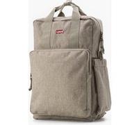 LEVI'S ® Sac à dos 'Large L-Pack Backpack' gris / rouge sang / blanc, Taille One Size