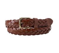 Levi's Leather Braid Belt, Brown, 95, Cognac, Men's