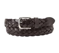 Levi's Leather Braid Belt, Dark Brown, 85 Unisex
