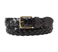 Levi's Leather Braid Belt, Regular Black, 110 Unisex