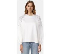 Levi's Leo Raw Cut Crew H125 Wmns Placed Emb Egret Taille: L | Chemisiers Outlet | Femme |