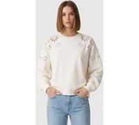 Levi's Leo Raw Cut Crew H125 Wmns Placed Emb Egret Taille: M | Manches longues Outlet | Femme