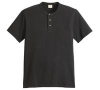 Levi's SS HM Henley T-Shirt, Mineral Black, XS Hommes