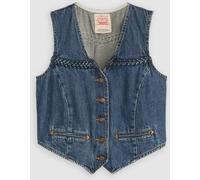 Levi's Levi's Blue 100% Cotton Braided Vest