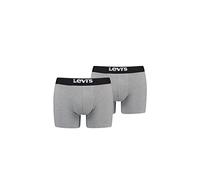 Levi's Boxer sous-vêtement, Durable Gris, L (Lot de 2) Hommes