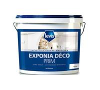 LEVIS - Levis Exponia Deco Prim Peinture d'Impression - Murs, Plafonds & Boiseries - Intérieur - Conditionnement 1L, Couleur BLANC