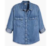 Levi's Levi's In Patches 2 Curve Doreen Utility Denim Shirt In Patches 2 3X-Large