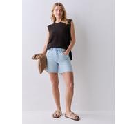 Levi's Levi's Light Blue Denim 501 Mid Thigh Shorts Light Blue Denim EU 54 (UK 26)