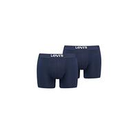 Levi's Levis Men's Solid Basic Boxer Bleu Marine Taille L, Bleu Marine, L