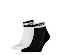 Levi's LEVIS MID CUT SPORT STRIPE 2P, noir/blanc, 35-38