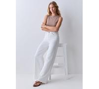 Levi's Levi's Soft Clean White 318 Shaping Wide Leg Jeans