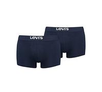 Boxer Levi's Solid Basic Organic Cotton bleu marine (2 unités) - XL