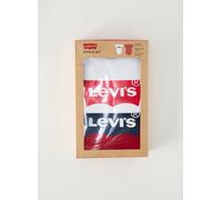 Levi's Body Batwing manches courtes enfants – Lot de 2 rouge et blanc 6-12 mois