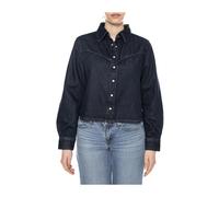 Levi's - Logan Tencel Shacket - Femme - Blouses et Chemises - Bleu - Taille: 40 FR