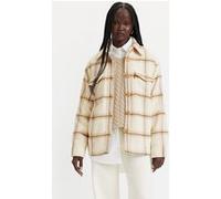 Levi's Lola Shacket In Beige Check Taille: S | Vestes Outlet | Femme | Marron