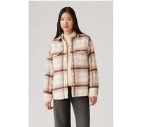 Levi's Lola Shacket Majorie Plaid Sunny Cream P Taille: M | Vestes Outlet | Femme | Blanche