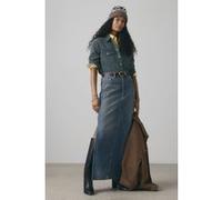 Levi's Long Icon Skirt Blue Taille: W23 | Jupes longues Outlet | Femme | Bleu